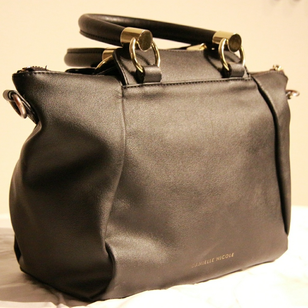 Danielle Nicole Black With Gold Details Bag - image 1